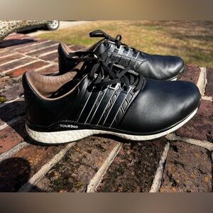 Adidas Black and White TOUR360 Men's Athletic Shoes